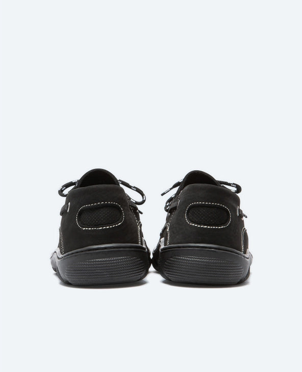 Christophe Auguin Boat Shoe -  Noir