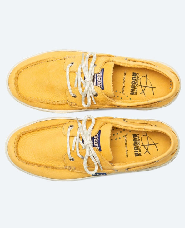 Christophe Auguin Boat Shoe -  Jaune