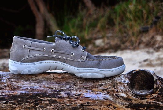 Christophe Auguin Boat Shoe - Graphite Grey