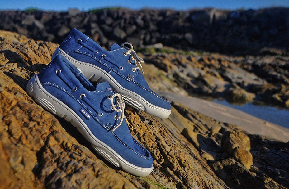 Christopher Auguin Boat Shoe - Sapphire Blue