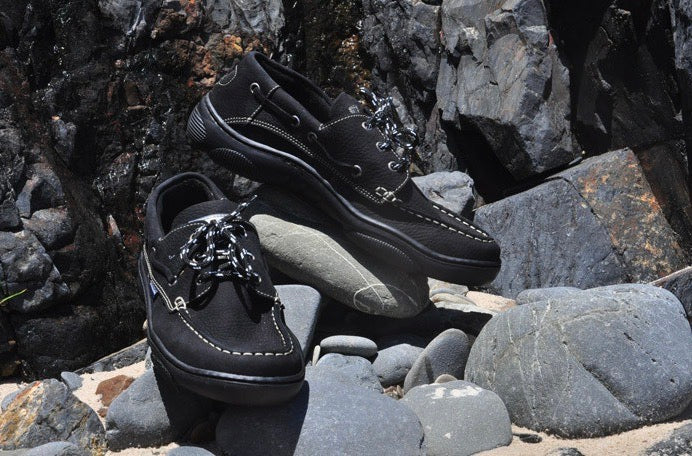 Christophe Auguin Boat Shoe -  Noir